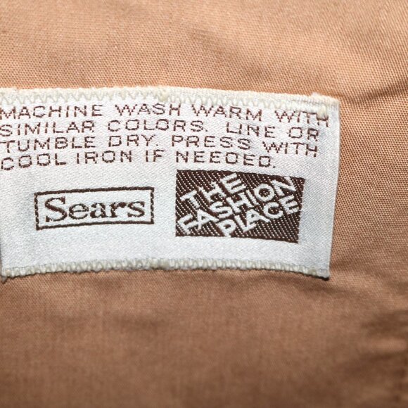 Sears vintage ladies raincoat trench coat no liner excellent - Picture 10 of 11